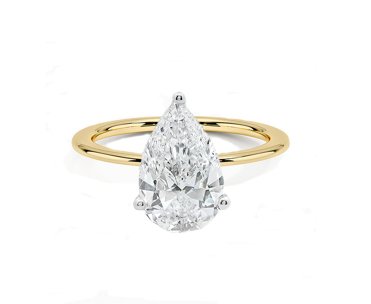 1-ct-pear-shape-low-profile-lab-grown-diamond-engagement-ring-Fame-Diamonds