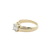 1-ct-round-brilliant-cut-wide-band-lucida-Certified-Lab-grown-diamond-engagement-ring-yellow-gold-fame-diamonds