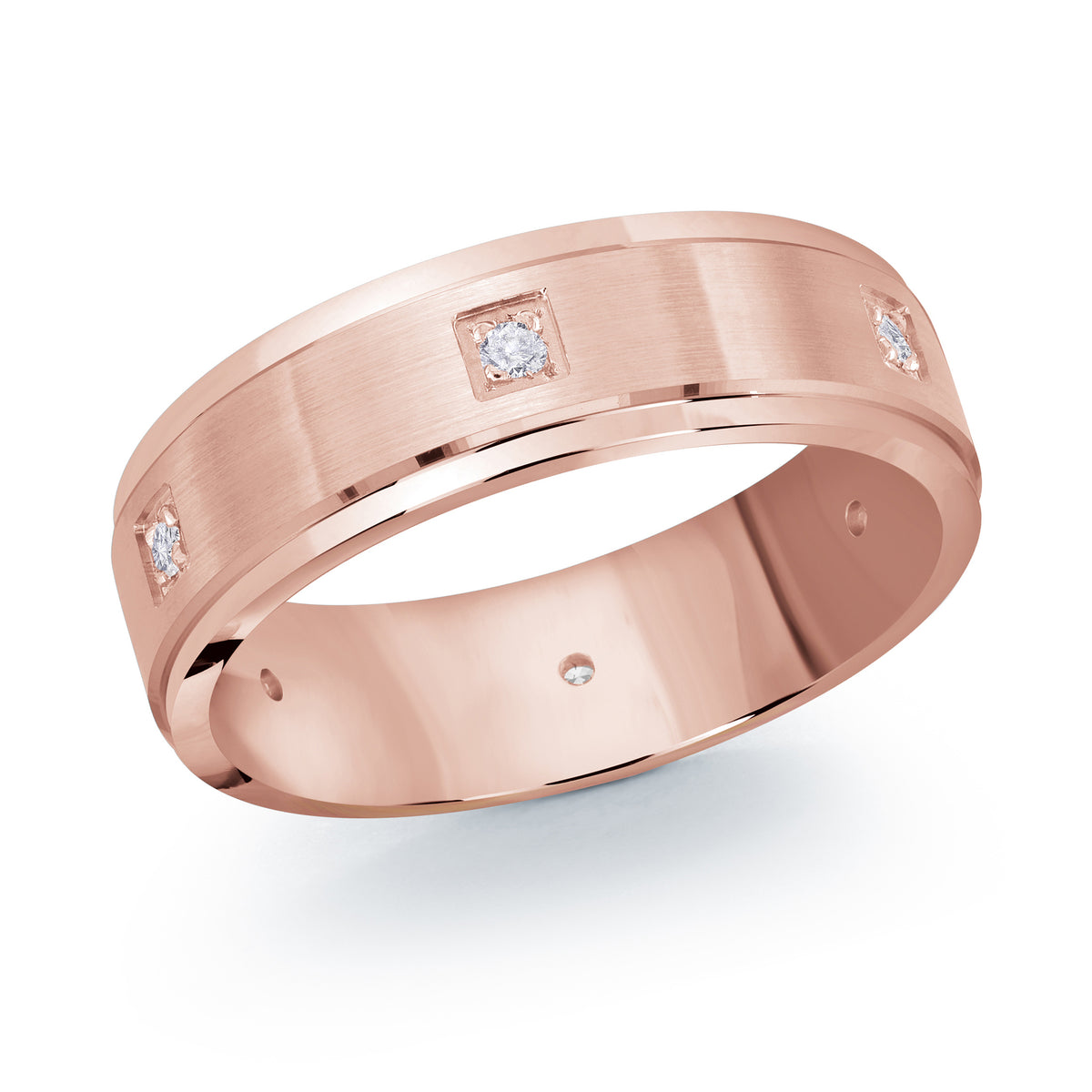 Men's Diamond Wedding Band 7mm | Fame Diamonds