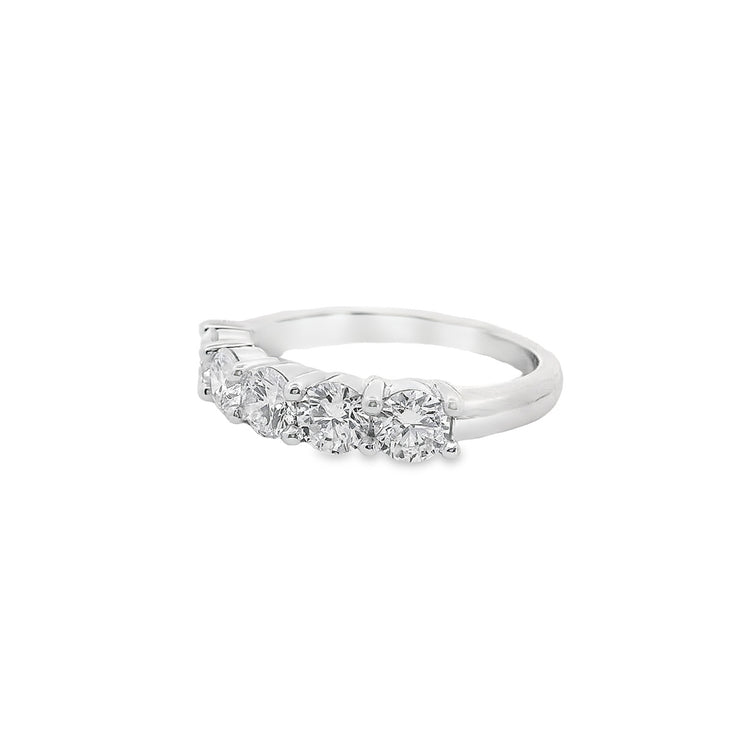 white-gold-5-diamond-ring-lab-grown-sustainable-rings-fame-diamonds