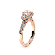 Verragio INSIGNIA 7103 3-Stone Diamond Illustrious Stardust Halo Engagement Ring 0.70TW (Available in Round & Oval Cut)