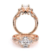 Verragio INSIGNIA 7074OV 1778 Three Stone Oval Cut Twist Band Diamond Engagement Ring 0.50 TW