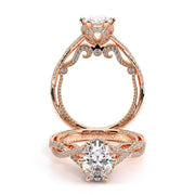 Verragio INSIGNIA 7091 Pave Tiara Diamond Engagement Ring 0.40TW