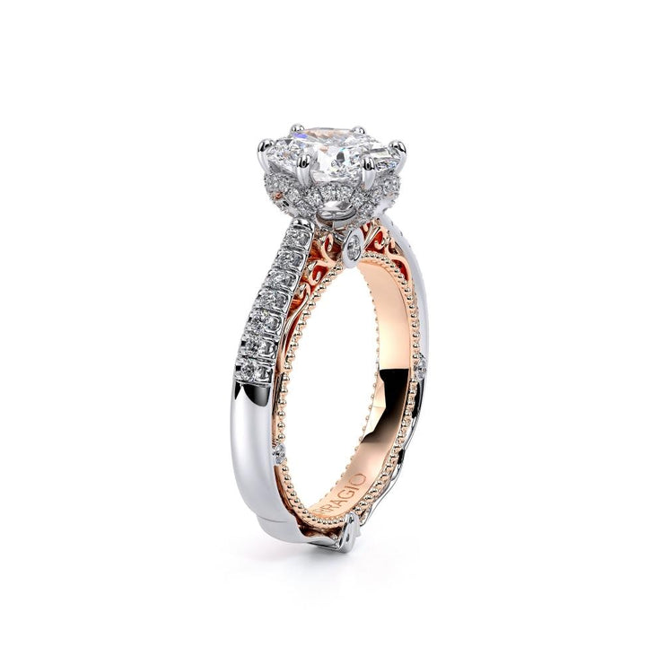 Verragio VENETIAN 5052 Floral Tiara Pave Diamond Engagement Ring 0.30TW
