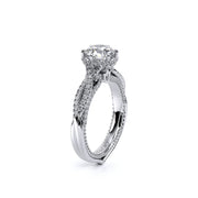 Verragio COUTURE 0451 Floral Tiara Pave Twist Band Diamond Engagement Ring 0.5 TW