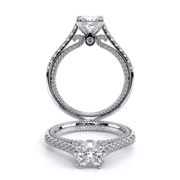 Verragio COUTURE 0452 Pave Diamond Cathedral Engagement Ring 0.40TW (Available in Round, Oval & Princess Cut)