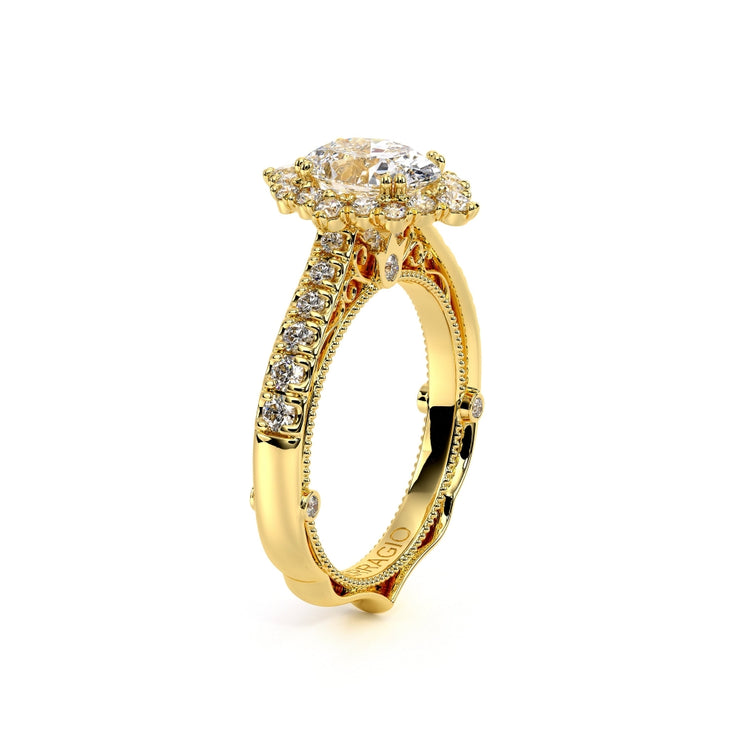Verragio VENETIAN 5083OV 1708 Halo Oval Starbust Diamond Engagement Ring 0.75TW