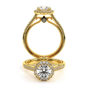 Verragio-Couture ENG-0420 Round Brilliant Single Halo 0.25ctw Engagement Ring (Princess, Oval or Cushion)