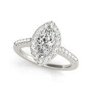 Marquise Halo Diamond Engagement Ring (0.69 CTW)