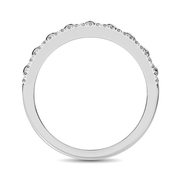 10K White Gold 1/4 Ct.Tw. Diamond Fashion Ring
