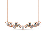 Diamond Fashion Necklace 1/10 ct tw in 10K White Gold