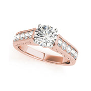 Antique & Classic Round Brilliant Cut Diamond Engagement Ring(  0.8 CTW)