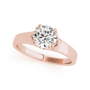 Traditional Round Brilliant Cut Diamond Engagement Ring(  0.5 CTW)