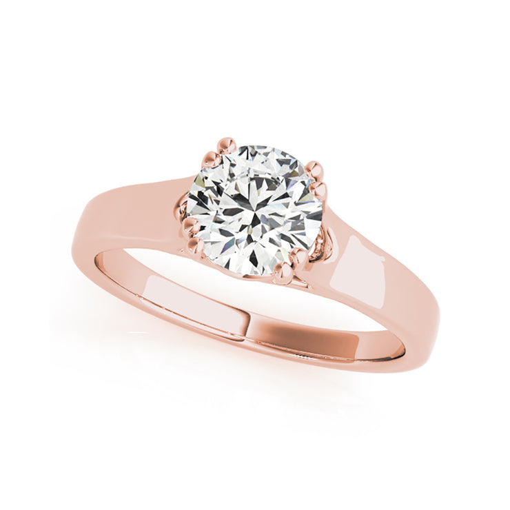 Traditional Round Brilliant Cut Diamond Engagement Ring(  0.5 CTW)