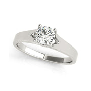 4-Prong Fancy Solitaire Diamond Engagement Ring(  0.5 CTW)