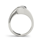 Round Brilliant Cut Bypass Diamond Engagement Ring(  0.69 CTW)