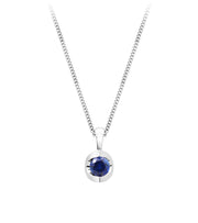 Half moon Sapphire Necklace