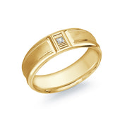 mens-brushed-finish-milgrain-diamond-yellow-gold-wedding-band-7mm-fame-diamonds
