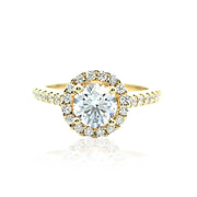 0.7ct-IGI-certified-round-brilliant-lab-diamond-yellow-gold-halo-side-diamond-engagement-ring-fame-diamonds