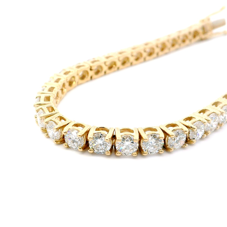 11-ctw-diamond-tennis-bracelt-14k-yellow-gold-Fame-Diamonds