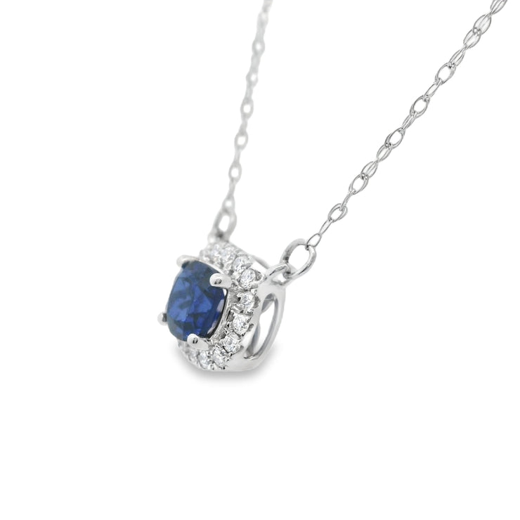 1-30ctw-14k-white-gold-lab-grown-halo-sapphire-necklace-Wedding-ring-store-in-Richmond-fame-diamonds
