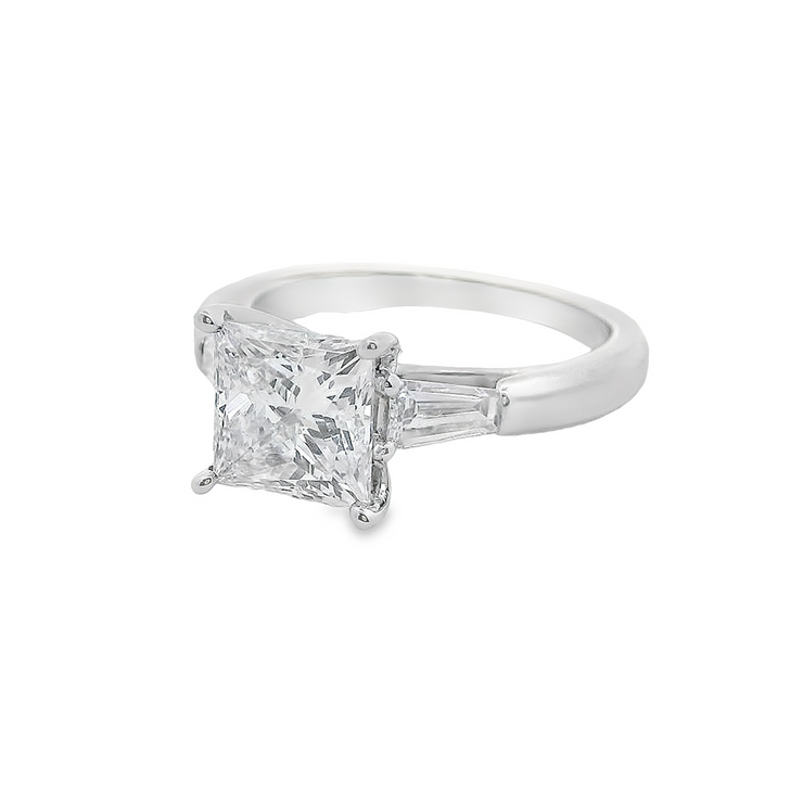 2.4-ct-lab-diamond-princess-cut-3-stone-tapered-bagutte-popular-engagement-ring-fame-diamonds