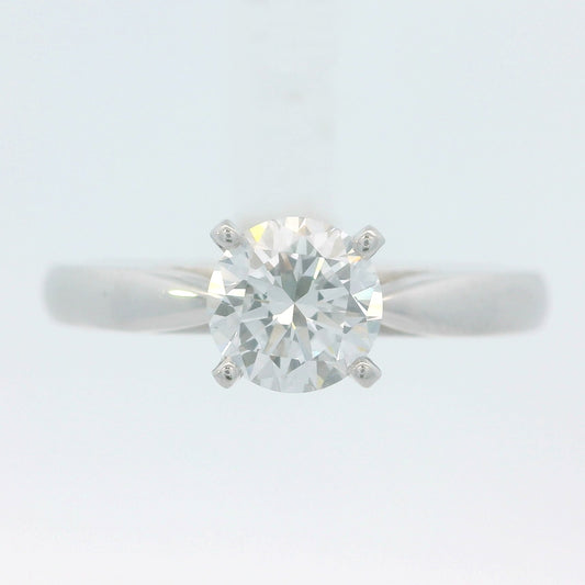 0.70ct Round Brilliant Lab-Grown Diamond 4-Prong Solitaire Engagement Ring, 14K White Gold