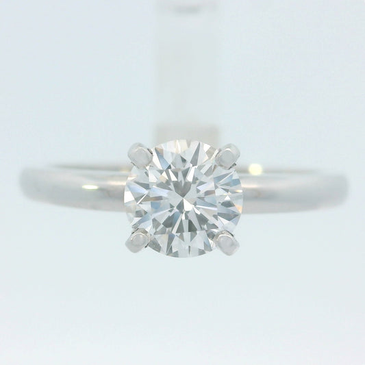 0.70ct Round Brilliant Lab-Grown Diamond 4-Prong Solitaire Engagement Ring, 14K White Gold