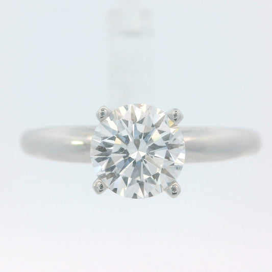 0.80ct Round Brilliant Lab-Grown Diamond 4-Prong Solitaire Engagement Ring, 14K White Gold