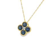 4-leaf-clover-gemstone-diamond-necklace-Vancouver-Fame-Diamonds