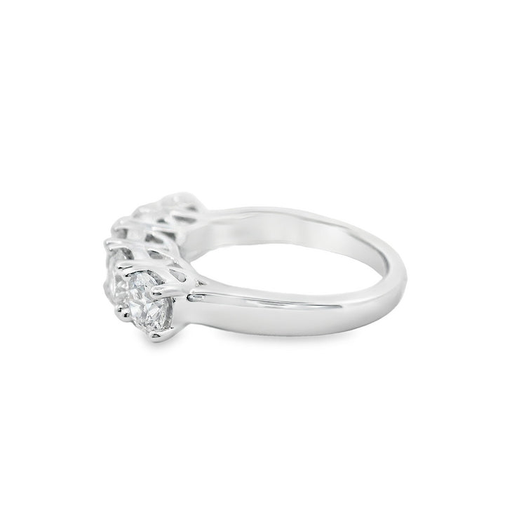 5-stone-lab-diamond-ring-white-gold-Fame-Diamonds