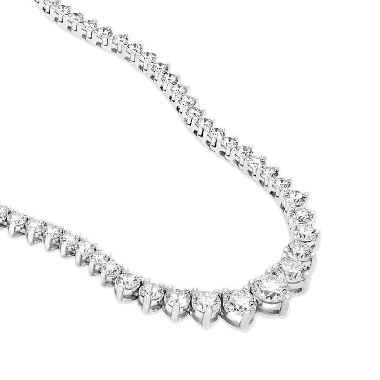 7.5-ctw-graduated-lab-created-diamond-tennis-necklace-Fame-Diamonds