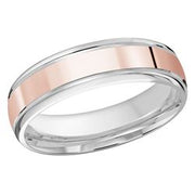 Polish 6mm white gold wedding ring