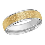 Scratch finished wedding band
