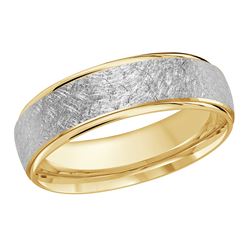 Scratch finished wedding band