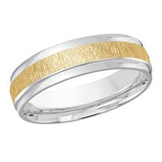 6MM Polished with Flap Design with Brushed finish wedding band