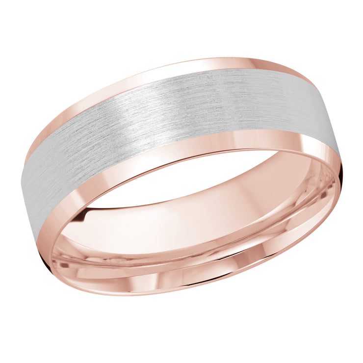 Satin finish 7MM wedding band