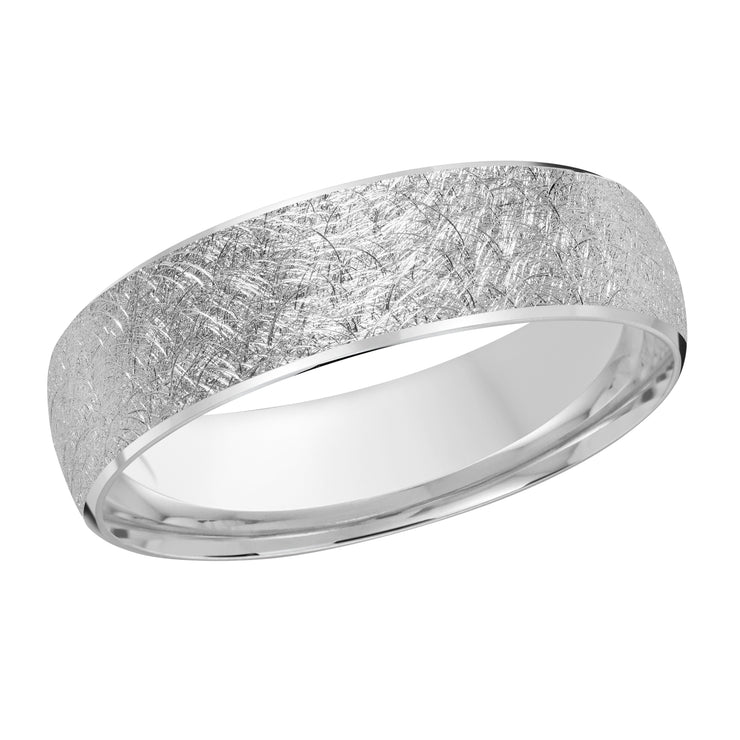 6mm Wide Sand Finish Accented With High Polish Edges