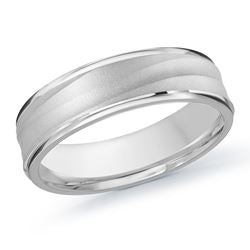Men's Sandblast Finished Wedding Band 6mm