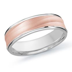 Men's Sandblast Finished Wedding Band 6mm