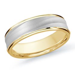Men's Sandblast Finished Wedding Band 6mm