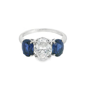 Most-beautiful-3-stone-diamond-engagement-ring-affordable-sustainable-Fame-Diamonds