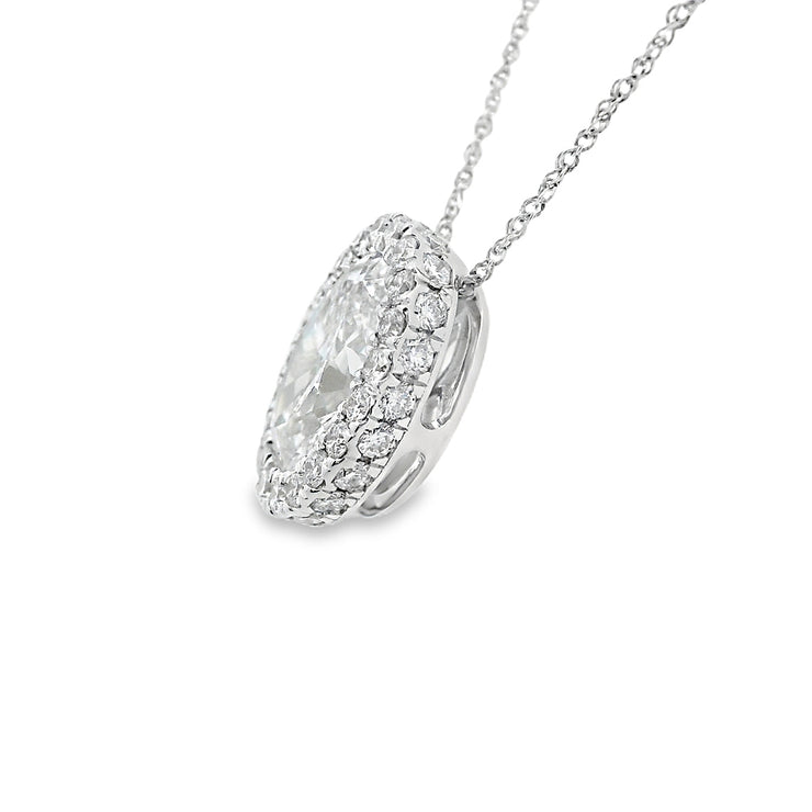 certified-oval-lab-grown-diamond-necklace-Burnaby-jewelry-store-Fame-Diamonds
