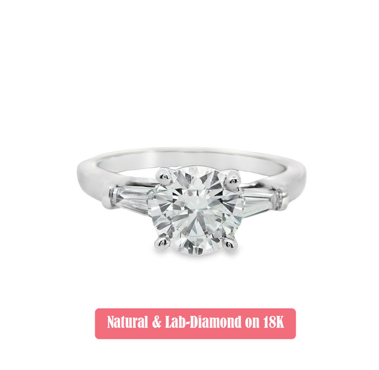 over-1ct-lab-grown-diamond-three-stone-engagement-ring-18k-white-gold-Fame-Diamonds