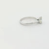 1.04ct-Canadian-Diamond-princess-Cut-Classic-four-prong-Solitarie-affordable engagement rings in Vancouver-fame-diamonds