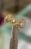 Over-2ctw-round-halo-lab-diamond-stud-earrings-vintage-detail-Fame-Diamonds