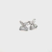 marquise-lab-diamond-flower-shape-diamond-stud-earrings-Fame-Diamonds