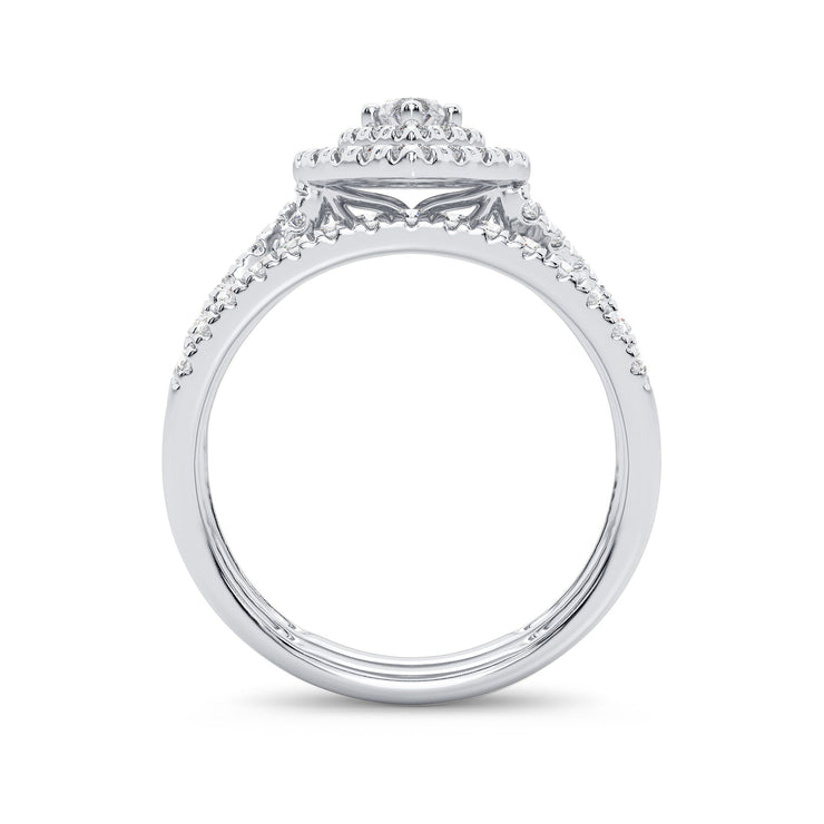 14k-white-gold-1-00-ct-tw-oval-cut-diamond-double-halo-pear-shaped-twisted-shank-bridal-ring-set-fame-diamonds