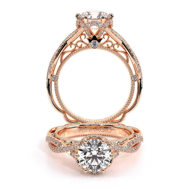 Verragio VENETIAN-5078 Vintage Diamond Engagement Ring 0.40TW (available in Round and Princess Cut)