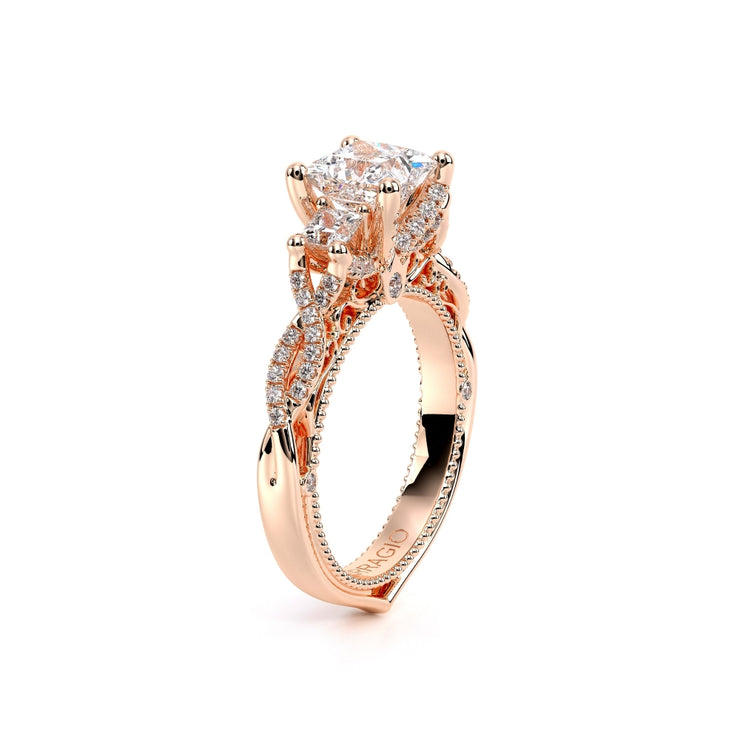 Verragio VENETIAN 5079 Three Stone Diamond Engagement Ring 0.80TW (Available in Round & Princess Cut)